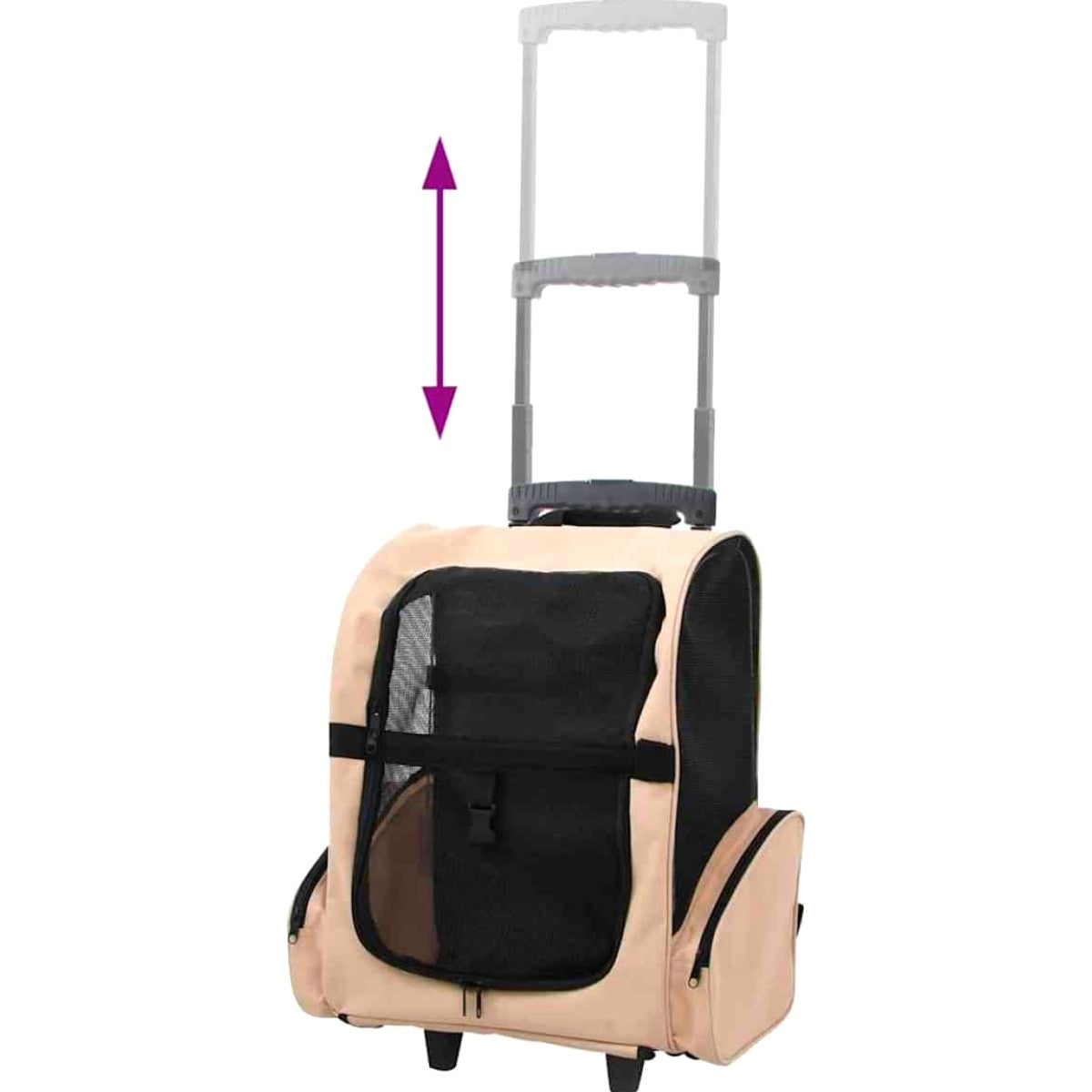 Hundetrolley 3-in-1 — Rucksack, Trolley und Liegeplatz