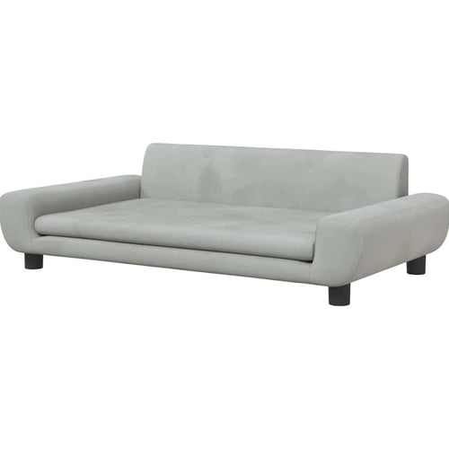 Hundesofa aus Samt 90 cm — erhöhte Ränder, waschbarer Bezug